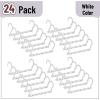 imageMr Pen Space Saving Hangers for Clothes 24 pcs White Plastic Multi Clothes Hangers Space Saving 5 Slots 360 Rotating Hooks