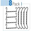 imageMr Pen Space Saving Hangers for Clothes 8 Pack Boho Colors Space Saver Hangers Shirt Hangers Space Saving Clothes Hanger Organizer Hanger Space Saver Multi Hanger Magic HangersA Black