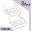 imageMr Pen Space Saving Hangers for Clothes 8 Pack Boho Colors Space Saver Hangers Shirt Hangers Space Saving Clothes Hanger Organizer Hanger Space Saver Multi Hanger Magic HangersB White