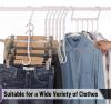 imageMr Pen Space Saving Hangers for Clothes 8 Pack Boho Colors Space Saver Hangers Shirt Hangers Space Saving Clothes Hanger Organizer Hanger Space Saver Multi Hanger Magic HangersB White