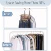 imageMr Pen Space Saving Hangers for Clothes 8 Pack Boho Colors Space Saver Hangers Shirt Hangers Space Saving Clothes Hanger Organizer Hanger Space Saver Multi Hanger Magic HangersE Mixed Colors