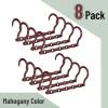 imageMr Pen Space Saving Hangers for Clothes 8 Pack Boho Colors Space Saver Hangers Shirt Hangers Space Saving Clothes Hanger Organizer Hanger Space Saver Multi Hanger Magic HangersC Mahogany