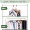 imageMr Pen Space Saving Hangers for Clothes 8 Pack Boho Colors Space Saver Hangers Shirt Hangers Space Saving Clothes Hanger Organizer Hanger Space Saver Multi Hanger Magic HangersC Mahogany