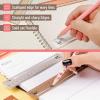 imageMr Pen Steel Rulers 3 pcs 15cm Silver Gold Rose Gold Centimeter Ruler Metric Metal Ruler Set mm Ruler Metal Rulers Small Metal Ruler Metal Straight Edge Steel Ruler Standard Ruler