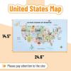 imageMr Pen United States Map for Kids 145x 246 US Map for Kids Learning Map of USA Wall Maps USA Map Poster Map of the United States Kids Map United States Maps for Kids of The United States