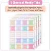 imageMr Pen Weekly Planner Tabs 100 Pcs Week Tabs for Planner Calendar Tabs for Planner Calendar Index Sticker Weekly Tabs Stickers Calendar Tabs Weekly Tabs Week tabs