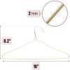 imageMr Pen Wire Hangers 10 Pack Gold Metal Hangers for Clothes Wire Clothes Hangers Metal Coat Hangers Wire Coat Hangers Hangers Metal Clothes Hanger Wire HangerGold