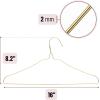imageMr Pen Wire Hangers 10 Pack Gold Metal Hangers for Clothes Wire Clothes Hangers Metal Coat Hangers Wire Coat Hangers Hangers Metal Clothes Hanger Wire HangerGold