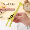 imageMr Pen Wooden Ruler 15cm Tiger Wood Ruler Centimeter Ruler mm Ruler Standard Ruler Small Ruler for School Standard Metric Ruler Mini Ruler for School Rulers for Kids Ruler Wooden RulersGiraffe