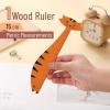 imageMr Pen Wooden Ruler 15cm Tiger Wood Ruler Centimeter Ruler mm Ruler Standard Ruler Small Ruler for School Standard Metric Ruler Mini Ruler for School Rulers for Kids Ruler Wooden RulersTiger