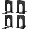 imageMr Pen Book Ends Black 4 Pack Heavy Duty Metal Bookends for Shelves Book Holders for Shelves Book Stoppers Book Holders Book Ends for Office Metal Bookends Book Ends to Hold Books