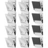imageMr Pen Magnetic Clips 8 Pack Silver 12 Inch Metal Clips Refrigerator MagnetsSilver