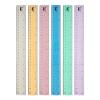 imageMr Pen Plastic Rulers 12 Inch 6 Pack Morandi Colors Metric ampamp Imperial Clear Ruler SetMorandi