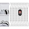 imageMr Pen Space Saving Hangers for Clothes 24 pcs White Plastic Multi Clothes Hangers Space Saving 5 Slots 360 Rotating Hooks