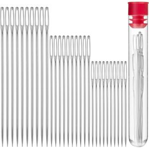 imageMr Pen Hand Sewing Needles  50pcs 235quot Large Eye Embroidery NeedlesSilver
