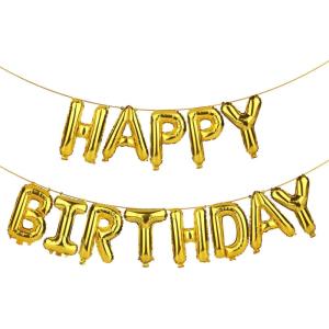 imageMr Pen Happy Birthday Balloons 145 Inch Gold 15 Pcs Happy Birthday Balloons Letters Happy Birthday Balloon Banner Happy Birthday Foil Balloon Happy Birthday Letter Balloons