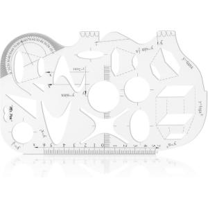 imageMr Pen House Plan Interior Design and Furniture Templates Drafting Tools and Ruler Shapes for Architecture  Set of 3