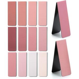 imageMr Pen Magnetic Bookmarks 12 Pack Pastel Colors Magnetic Book Marks Bookmarks for Women Men Kids Magnetic Bookmark Magnet Bookmark Clips Book Marker Paper Bookmarks Bookmark MagneticBoho Pink