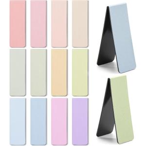 imageMr Pen Magnetic Bookmarks 12 Pack Pastel Colors Magnetic Book Marks Bookmarks for Women Men Kids Magnetic Bookmark Magnet Bookmark Clips Book Marker Paper Bookmarks Bookmark MagneticPastel