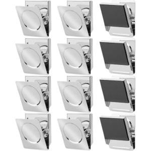 imageMr Pen Magnetic Clips 8 Pack Silver 12 Inch Metal Clips Refrigerator MagnetsSilver