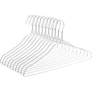 imageMr Pen Wire Hangers 10 Pack Gold Metal Hangers for Clothes Wire Clothes Hangers Metal Coat Hangers Wire Coat Hangers Hangers Metal Clothes Hanger Wire HangerSilver