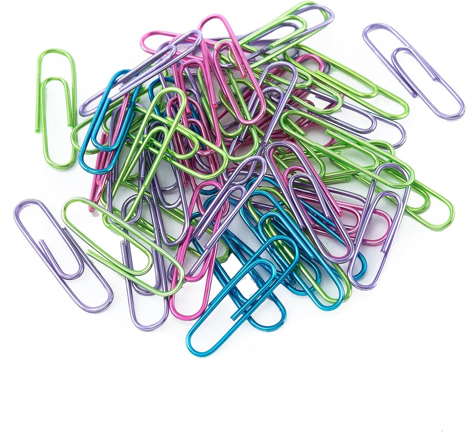 imageMr Pen Magnetic Desk Toy with Colored and Silver Paper Clips 100 Pieces Desk Toys Desk Decor Desk Accessories Paperweight Cute Office Supplies Paper Clips Holder Paper Clip Dispenser