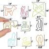 imageMr Pen Animal Shaped Paper Clips  30 pcs Assorted Colors Cute ampamp Fun for KidsAnimals