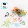 imageMr Pen Animal Shaped Paper Clips  30 pcs Assorted Colors Cute ampamp Fun for KidsAnimals
