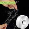 imageMr Pen Double Sided Tape 12 Inch Transparent Double Sided Tape for Walls Double Sided Adhesive Tape Mounting Tape Adhesive Tape Two Sided Tape Double Stick Tape Double Face Tape