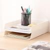 imageMr Pen Letter Tray Desk Organizer Plastic 2 Pack White File Organizer for Desk Paper Organizer for Desk Paper Holder for Desk White Desk Organizer Paper Tray Organizer Office Desk Organizers