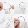 imageMr Pen Loose Leaf Binder Ring 30 Pack 2 Inches Silver Binder Rings Book Rings Metal Rings for Index Cards Rings for Flash Cards Index Card Rings Paper Rings Small Binder Ring Book RingSilver