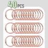 imageMr Pen Loose Leaf Binder Ring 30 Pack 2 Inches Silver Binder Rings Book Rings Metal Rings for Index Cards Rings for Flash Cards Index Card Rings Paper Rings Small Binder Ring Book RingRose Gold
