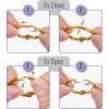 imageMr Pen Loose Leaf Binder Ring 30 Pack 2 Inches Silver Binder Rings Book Rings Metal Rings for Index Cards Rings for Flash Cards Index Card Rings Paper Rings Small Binder Ring Book RingAssorted Colors