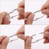 imageMr Pen Loose Leaf Binder Ring 40 Pack Binder Rings 1 Inch Binder Rings Book Rings Metal Rings for Index Cards Rings for Flash Cards Index Card Rings Paper Rings Small Binder Ring Book RingSilver