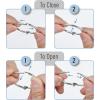 imageMr Pen Loose Leaf Binder Ring 40 Pack Binder Rings 1 Inch Binder Rings Book Rings Metal Rings for Index Cards Rings for Flash Cards Index Card Rings Paper Rings Small Binder Ring Book RingSilver