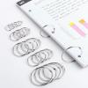 imageMr Pen Loose Leaf Binder Ring 40 Pack Binder Rings 1 Inch Binder Rings Book Rings Metal Rings for Index Cards Rings for Flash Cards Index Card Rings Paper Rings Small Binder Ring Book RingSilver