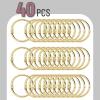 imageMr Pen Loose Leaf Binder Ring 40 Pack Binder Rings 1 Inch Binder Rings Book Rings Metal Rings for Index Cards Rings for Flash Cards Index Card Rings Paper Rings Small Binder Ring Book RingGold