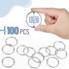 imageMr Pen Loose Leaf Binder Ring 40 Pack Binder Rings 1 Inch Binder Rings Book Rings Metal Rings for Index Cards Rings for Flash Cards Index Card Rings Paper Rings Small Binder Ring Book RingSilver