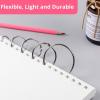 imageMr Pen Loose Leaf Binder Ring 40 Pack Binder Rings 1 Inch Binder Rings Book Rings Metal Rings for Index Cards Rings for Flash Cards Index Card Rings Paper Rings Small Binder Ring Book RingSilver