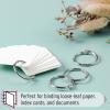 imageMr Pen Loose Leaf Binder Ring 40 Pack Binder Rings 1 Inch Binder Rings Book Rings Metal Rings for Index Cards Rings for Flash Cards Index Card Rings Paper Rings Small Binder Ring Book RingSilver