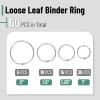 imageMr Pen Loose Leaf Binder Ring 40 Pack Binder Rings 1 Inch Binder Rings Book Rings Metal Rings for Index Cards Rings for Flash Cards Index Card Rings Paper Rings Small Binder Ring Book RingSilver
