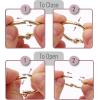 imageMr Pen Loose Leaf Binder Ring 40 Pack Binder Rings 1 Inch Binder Rings Book Rings Metal Rings for Index Cards Rings for Flash Cards Index Card Rings Paper Rings Small Binder Ring Book RingGold