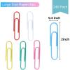imageMr Pen Paper Clips 2 Inch 240 Pack Large Colored Paper Clips Colored Paper Clip Clip Paperclips Paper Clip Office Supplies Clips for Paperwork Paper Clips for Office Paper Clips Large