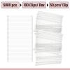 imageMr Pen Standard Tagging Gun Fasteners 2 Inch 5000 pcs White Plastic Tag Gun Fasteners Tag Gun Refills Tagging Gun Refill Stitch Gun Refill Price Gun Tags Refills Pricing Tag Gun Barbs