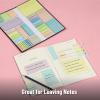 imageMr Pen Transparent Sticky Note Set 1650 Sheets Pastel Colors Tabs Dividers Translucent Planner Notes