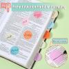imageMr Pen Transparent Sticky Notes 560 Pcs Assorted Colors Round Translucent Sticky NotesBeach Joy