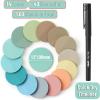 imageMr Pen Transparent Sticky Notes 560 Pcs Assorted Colors Round Translucent Sticky NotesBeach Joy