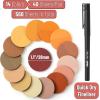 imageMr Pen Transparent Sticky Notes 560 Pcs Assorted Colors Round Translucent Sticky NotesGolden Harvest