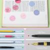 imageMr Pen Transparent Sticky Notes 560 Pcs Assorted Colors Round Translucent Sticky NotesLavender Shades