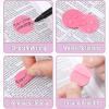 imageMr Pen Transparent Sticky Notes 560 Pcs Assorted Colors Round Translucent Sticky NotesLavender Shades